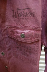 Warson Motors - MECANO SHIRT （ボルドー）