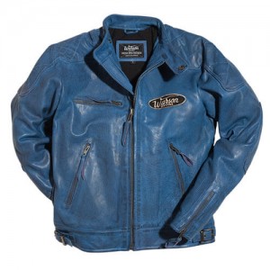 Warson Motors - MOTORCYCLE LEATHER JACKET （ブルー）