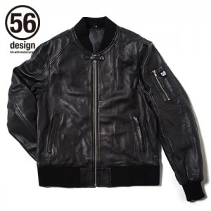 56design_r_line_light_leather_jaket_black