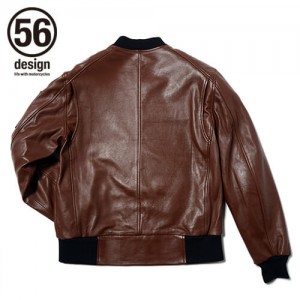 56design_r_line_light_leather_jaket_front