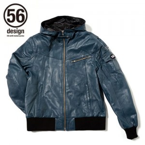 56design_s_line_light_leather_parka_blue