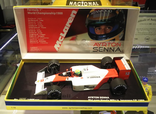 入荷】1/18 マクラーレン ホンダ MP4/4 1988日本GP仕様 #12 アイルトン