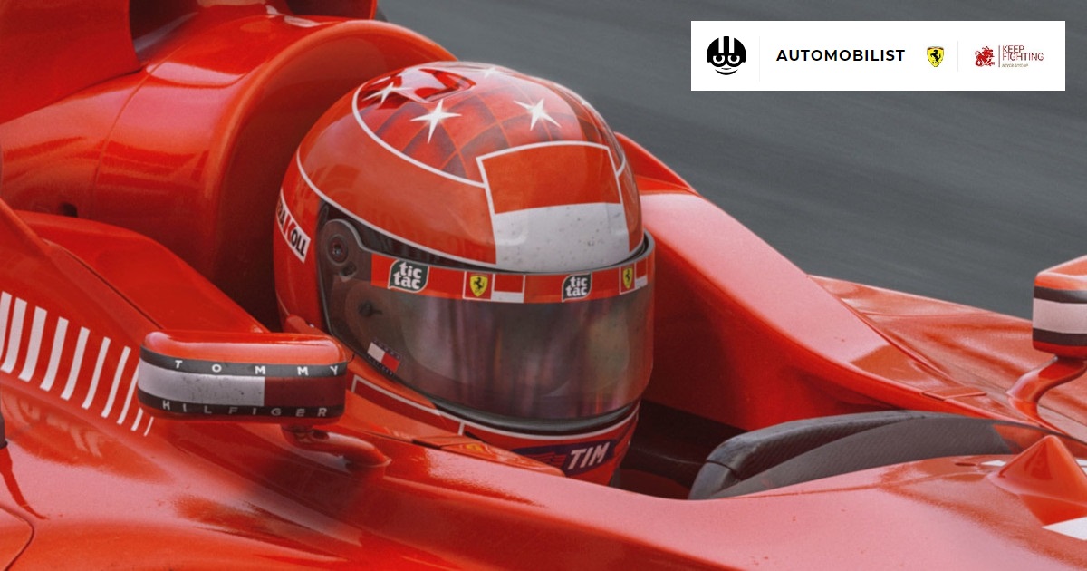 Automobilist】Ferrari F1-2000 × Michael Schumacher ポスターのご ...