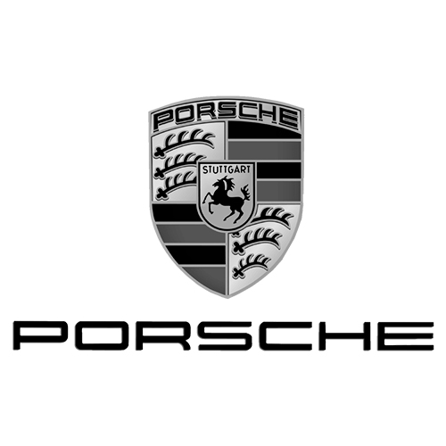 PORSCHEのブランドロゴ