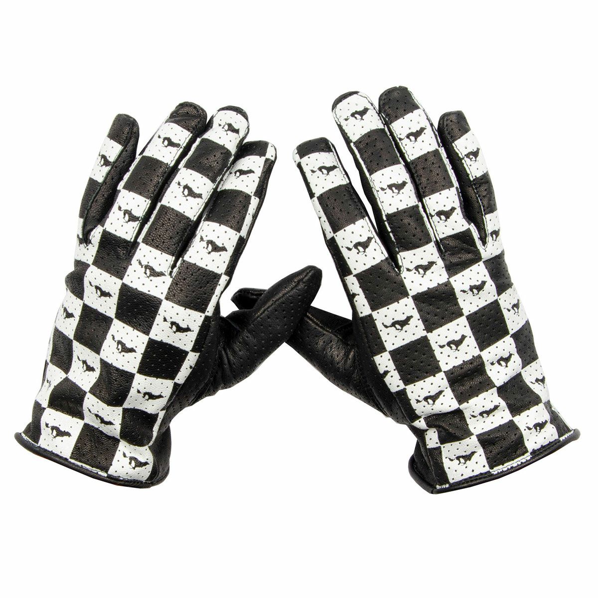 Solitario)Wolf グローブ バイク 山羊革 Gloves Checkers Summer (エル・ソリタリオ/El ゴーストスキン -  www.alvenius.ind.br