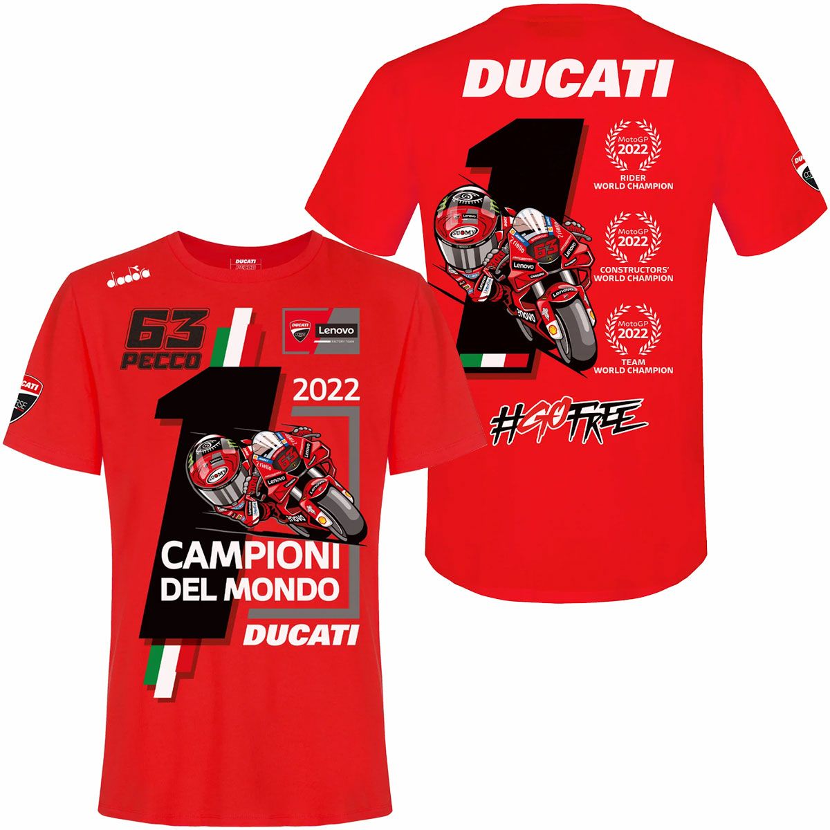 新品 夏用 DUCATI ドゥカティMotoGP polo シャツ ワッペン多数-