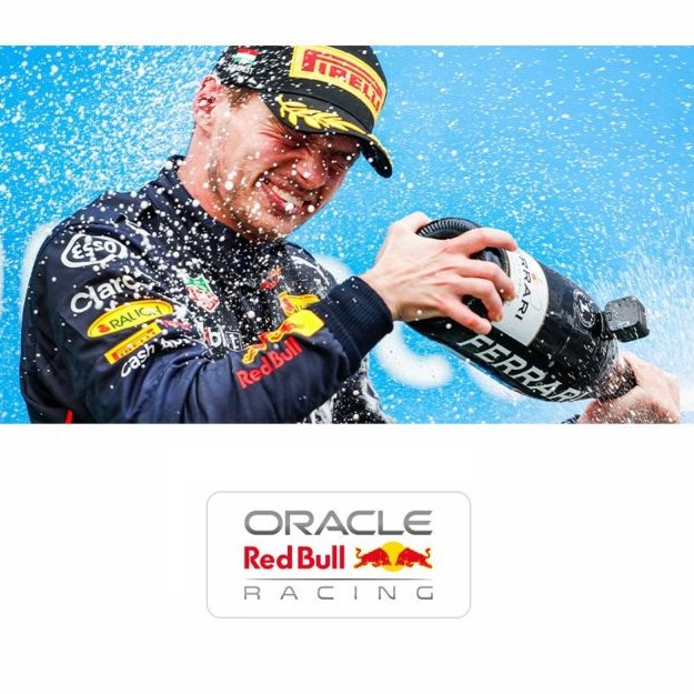 フェルスタッペン ワールドチャンピオン レッドブル 額付き F1 A4 ポスター