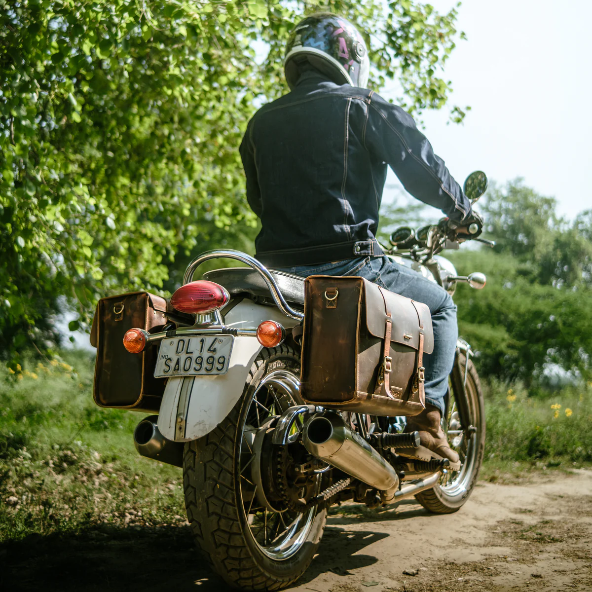 バイク車体への装着例