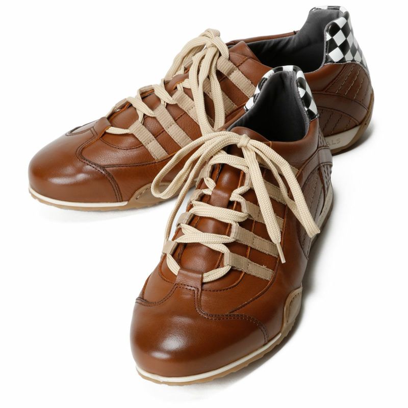 GRANDPRIX ORIGINALS GPO レーシング スニーカー コニャック
