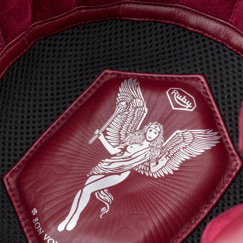 ruby helmet