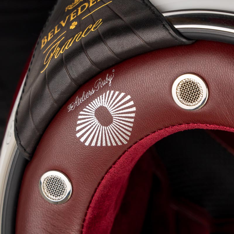 ruby helmet
