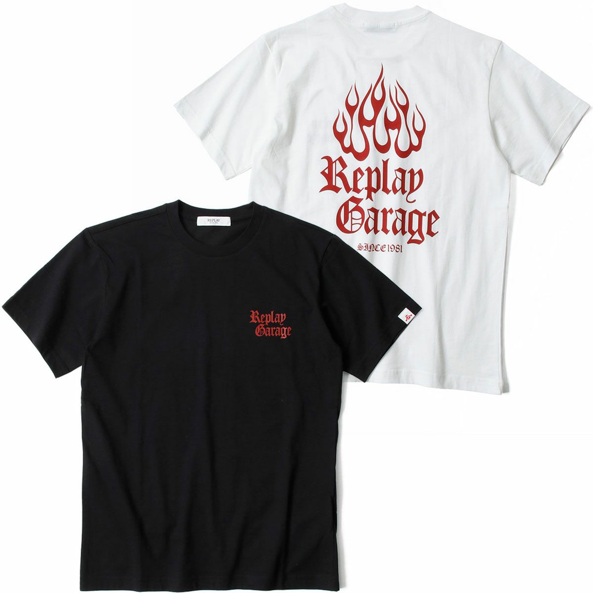 REPLAY リプレイ ガレージ コットン Tシャツ