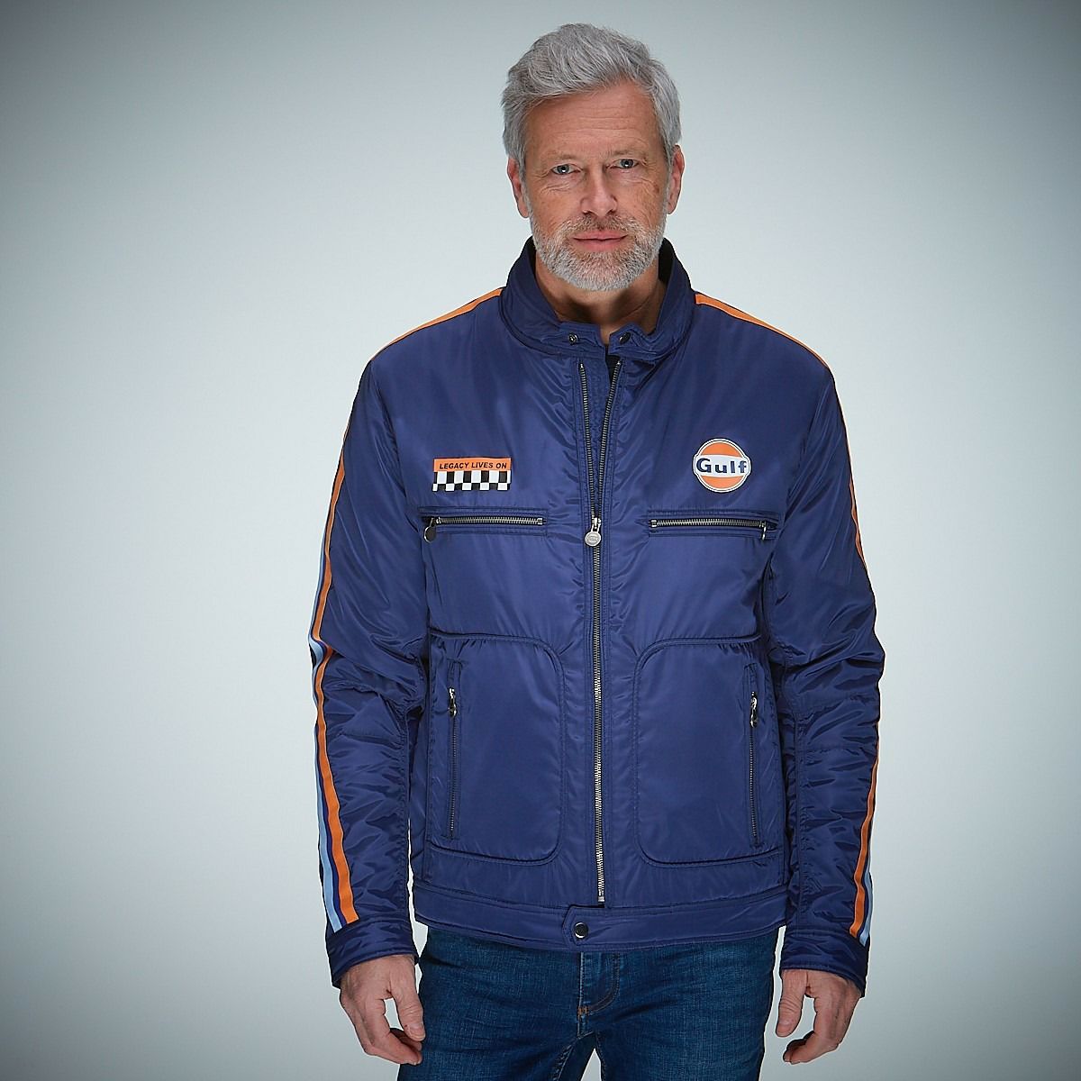 ガルフ レーシング ジャケット navy