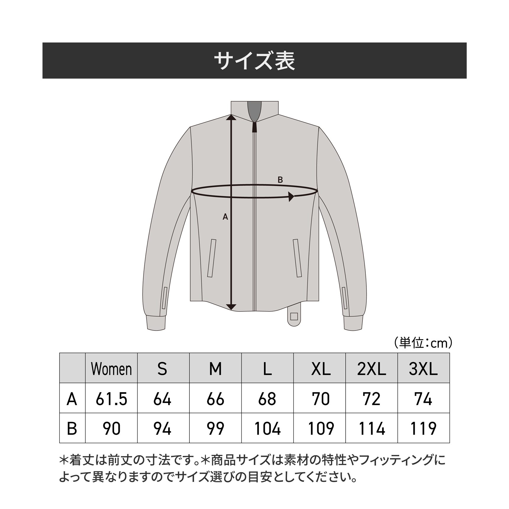 サイズチャート