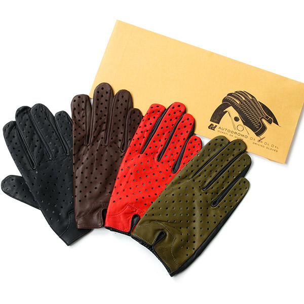 AUTODROMO パーフォレーテッド レザードライビンググローブ 手袋 運転