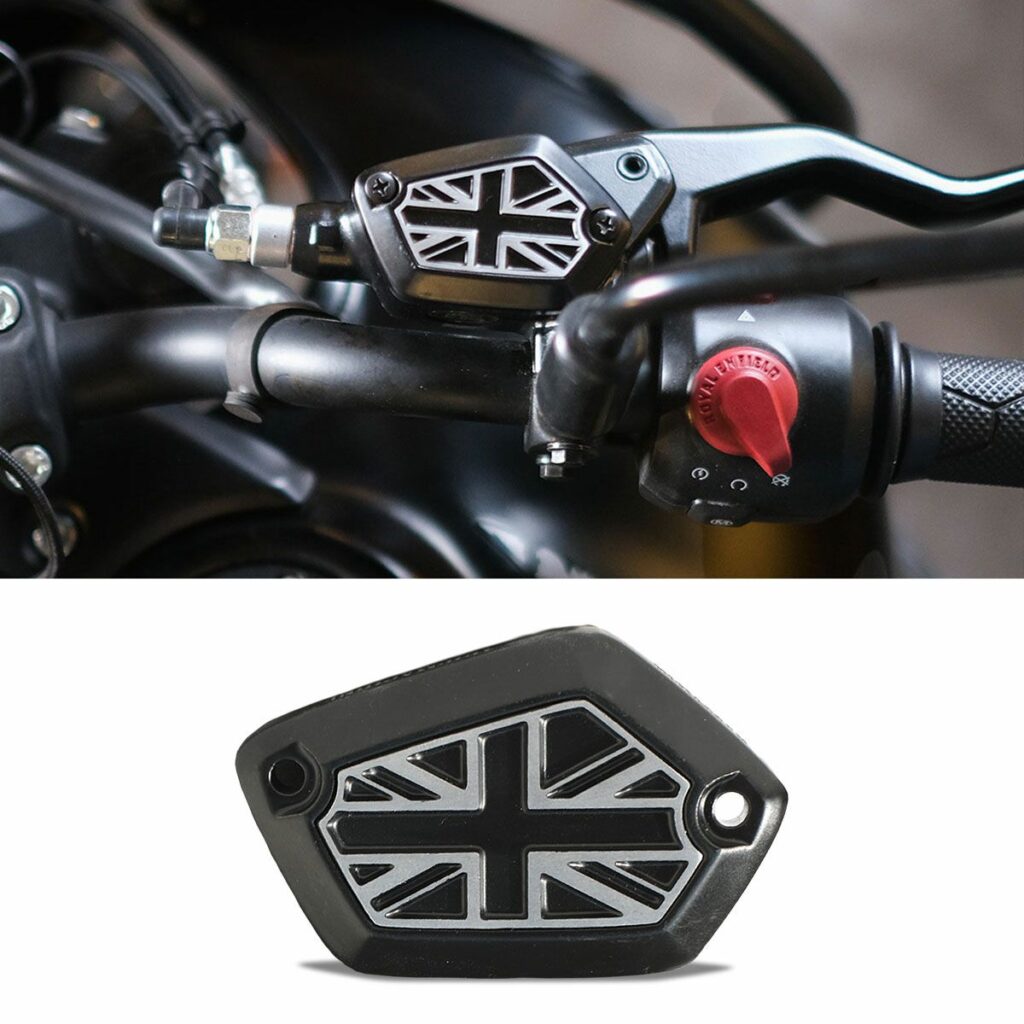 Trip Machine ブレーキオイル リザーバーキャップ for ヒマラヤン ＆ ゲリラ450 バイク パーツ ふた 部品