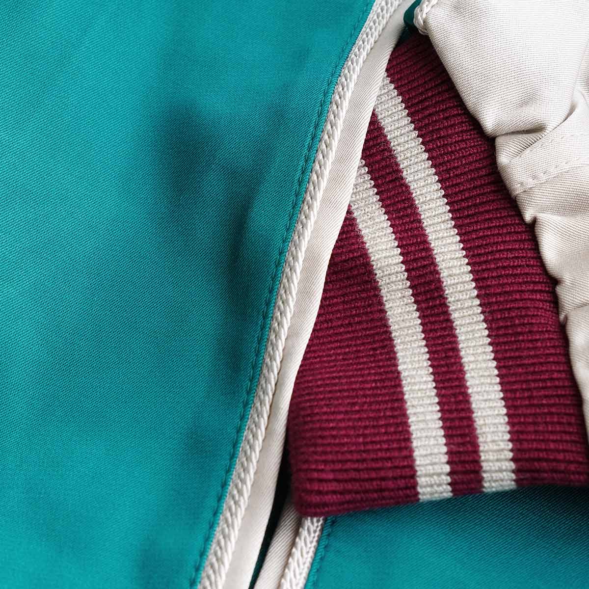 REPLAY サテンボンバージャケット ポケット リブ