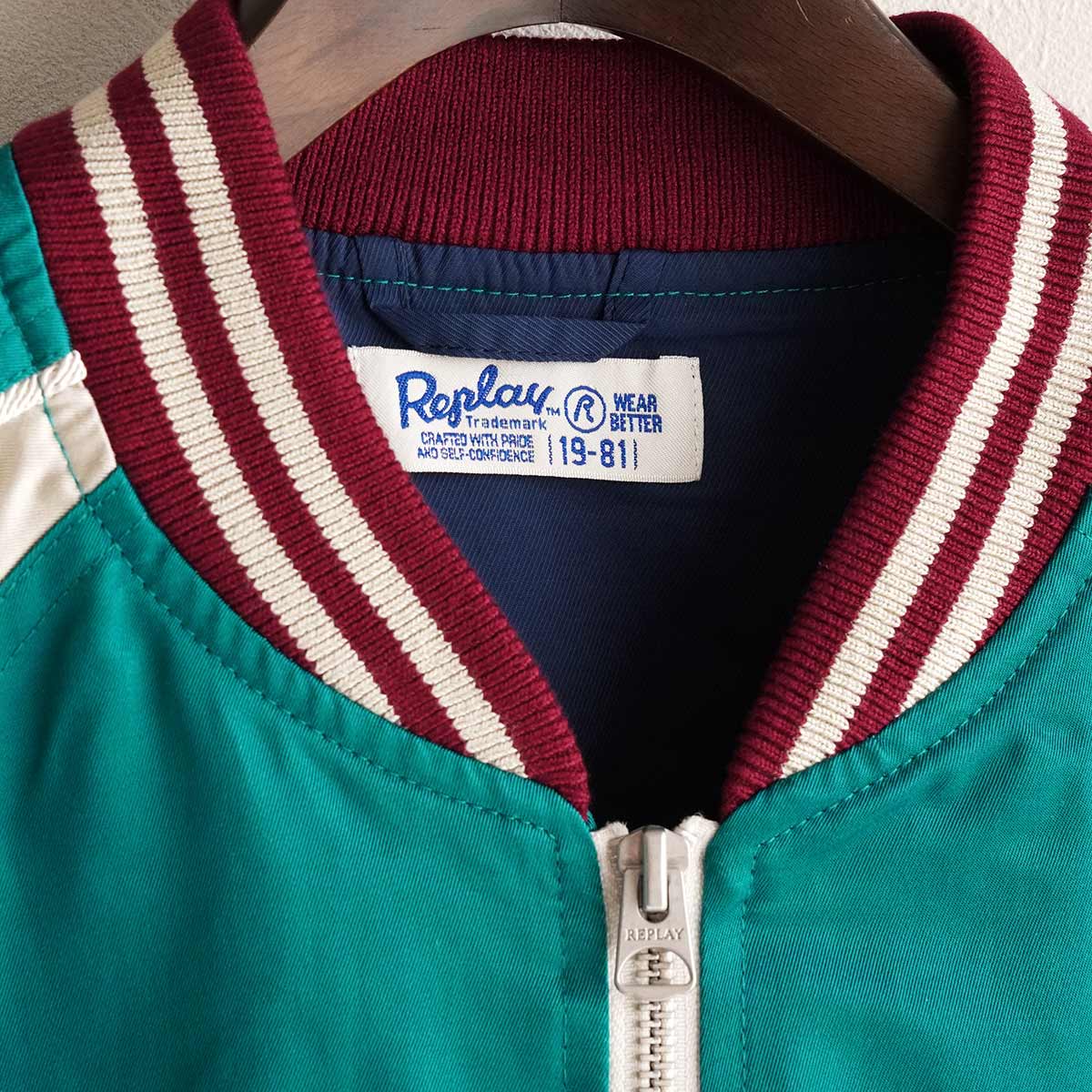 REPLAY サテンボンバージャケット ジャンパー タグ