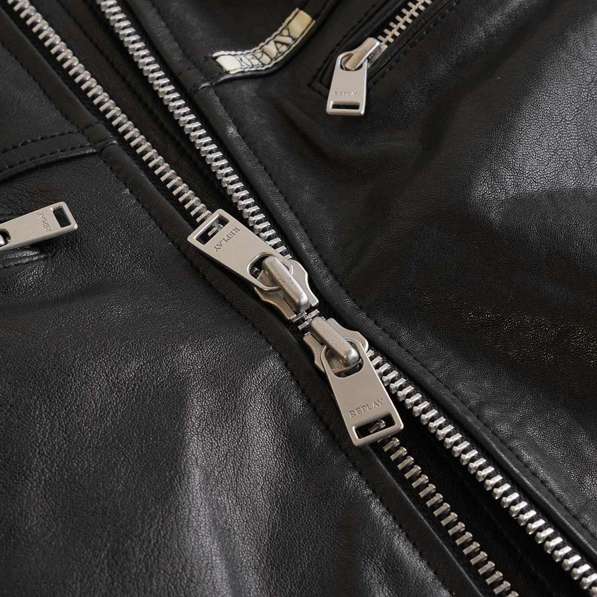 REPLAY leatherjacket リプレイ レザー ジャケット