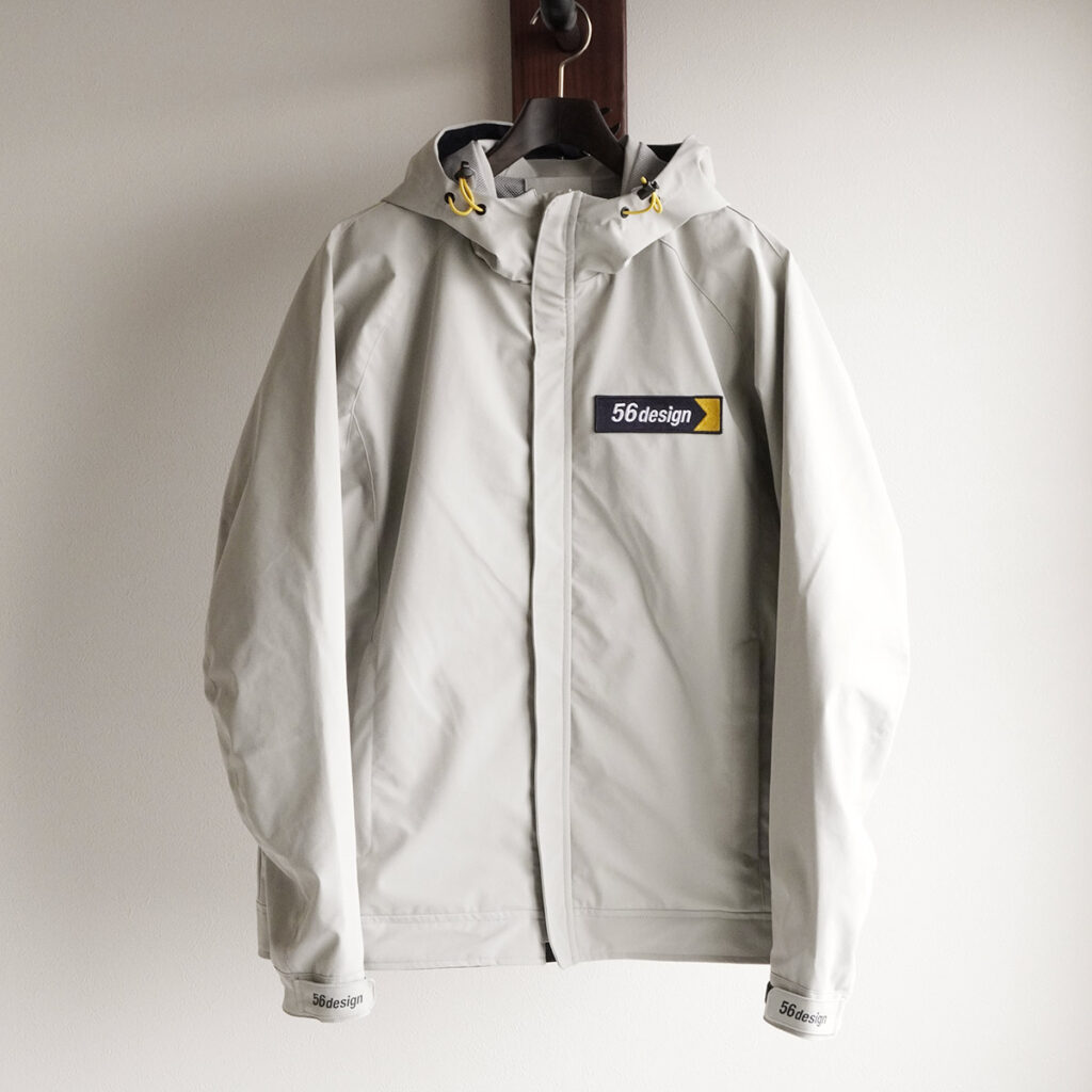 56design ベーシック フーディ ライトグレー 商品画像 前面