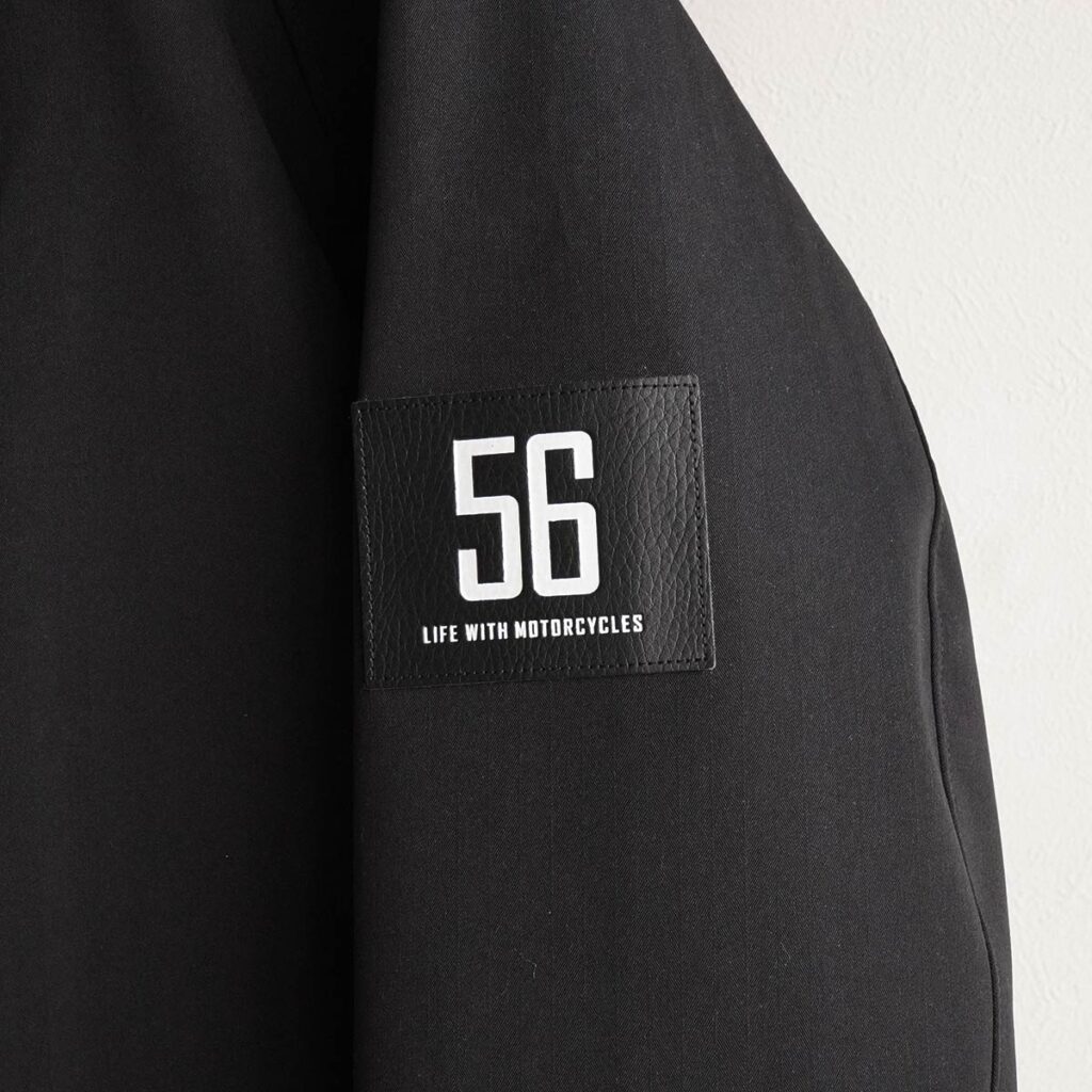 56design ハンティング ジャケット ブラック 商品画像 パッチ
