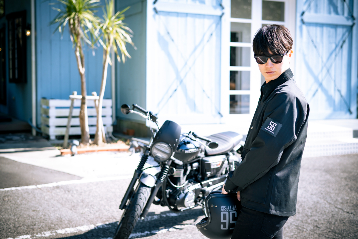 56design ハンティング ジャケット モデルカット 男性