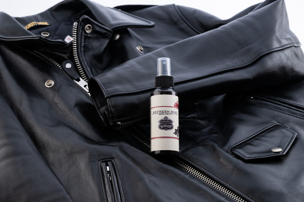 mowbray saddle up リフレッシュ ミスト レザージャケット